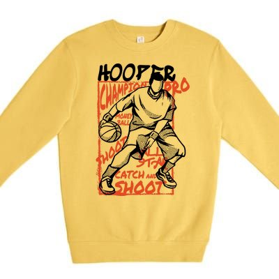 Hooper Basketball Pro Premium Crewneck Sweatshirt