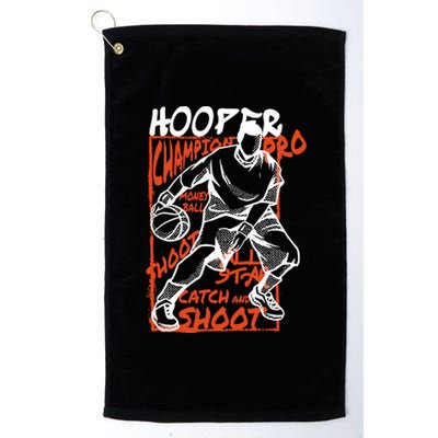 Hooper Basketball Pro Platinum Collection Golf Towel