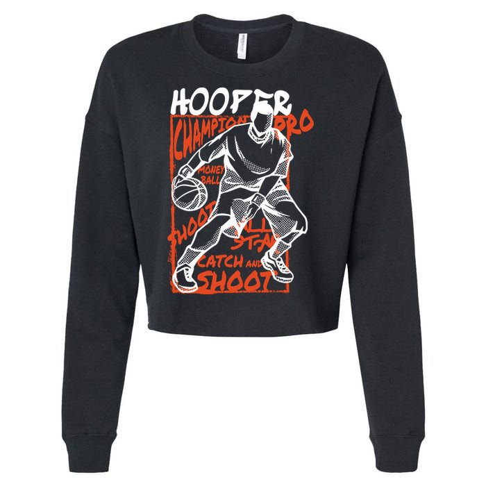 Hooper Basketball Pro Cropped Pullover Crew