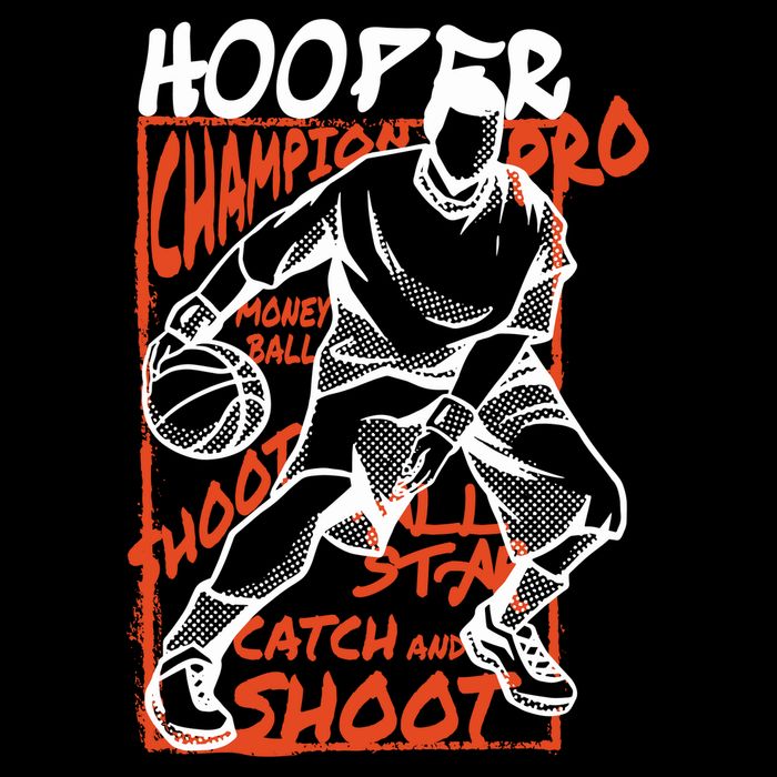 Hooper Basketball Pro Cropped Pullover Crew