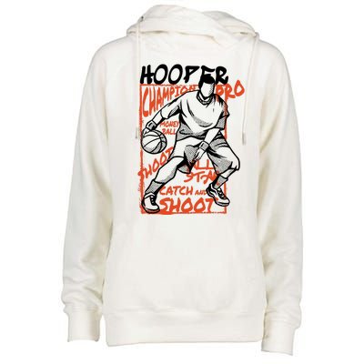 Hooper Basketball Pro Womens Funnel Neck Pullover Hood