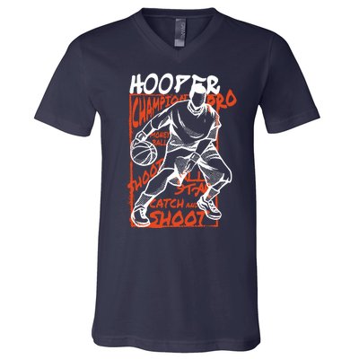 Hooper Basketball Pro V-Neck T-Shirt