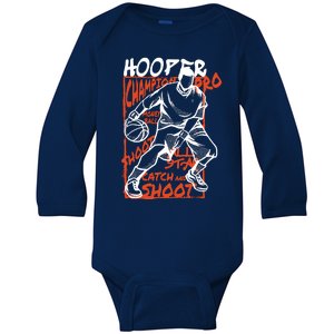 Hooper Basketball Pro Baby Long Sleeve Bodysuit