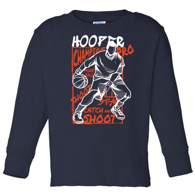 Hooper Basketball Pro Toddler Long Sleeve Shirt