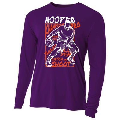 Hooper Basketball Pro Cooling Performance Long Sleeve Crew