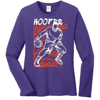 Hooper Basketball Pro Ladies Long Sleeve Shirt