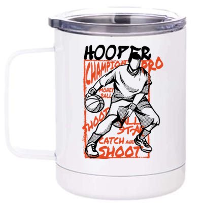 Hooper Basketball Pro 12 oz Stainless Steel Tumbler Cup