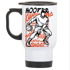 Hooper Basketball Pro Stainless Steel Travel Mug