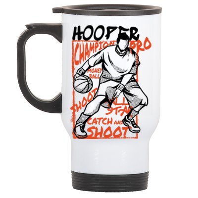 Hooper Basketball Pro Stainless Steel Travel Mug