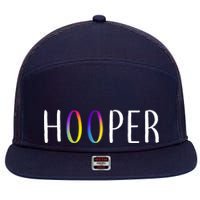 Hooper Hula Hoops 7 Panel Mesh Trucker Snapback Hat