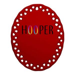 Hooper Hula Hoops Ceramic Oval Ornament