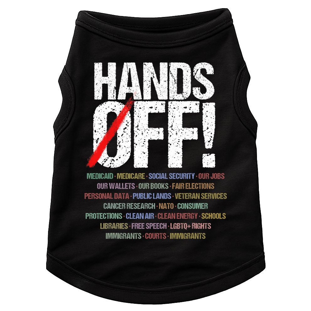 Hands Off Protest  Doggie Tank