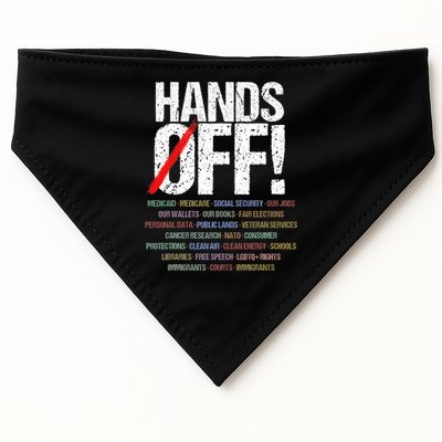 Hands Off Protest  USA-Made Doggie Bandana