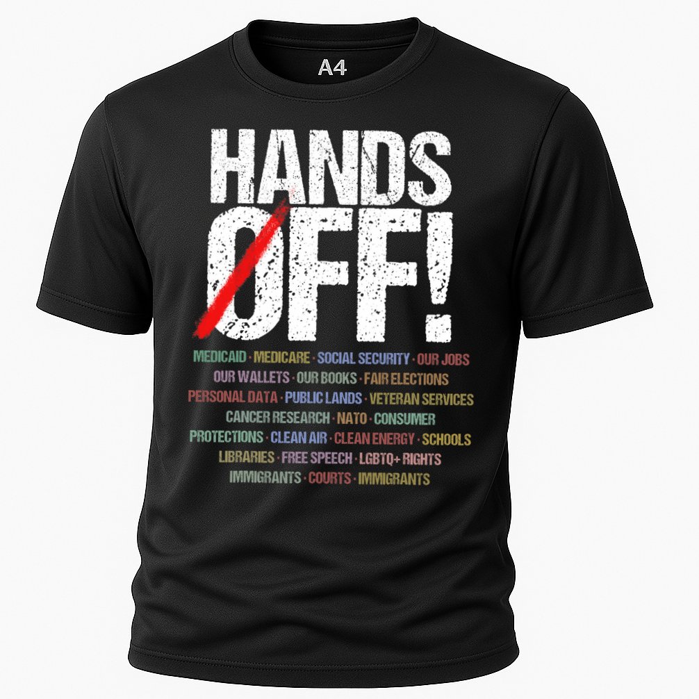 Hands Off Protest  Cooling Performance Crew T-Shirt