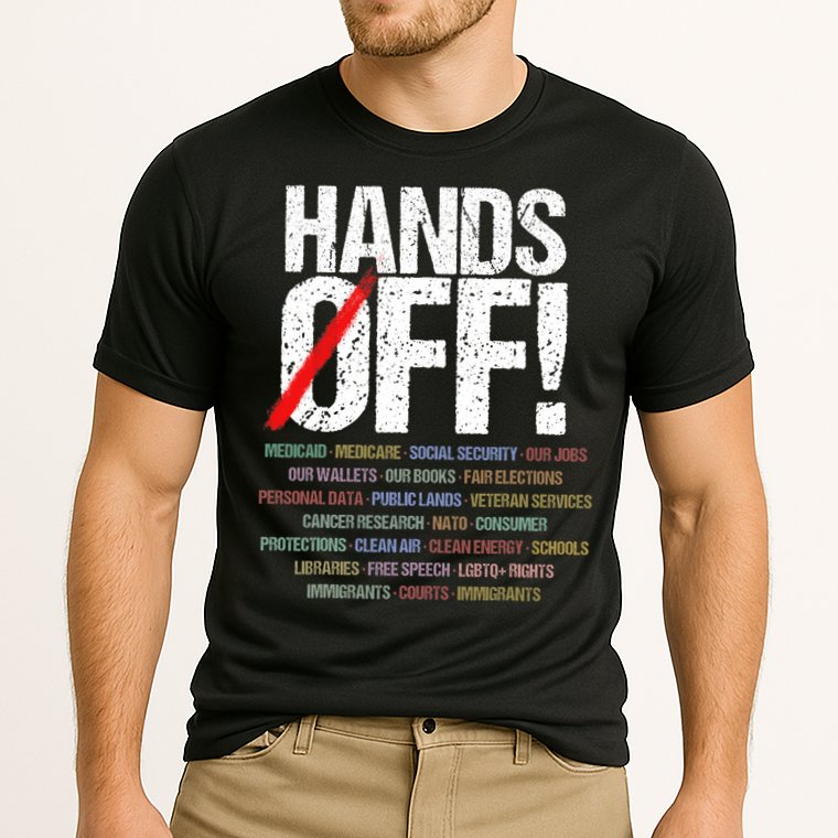 Hands Off Protest  Cooling Performance Crew T-Shirt