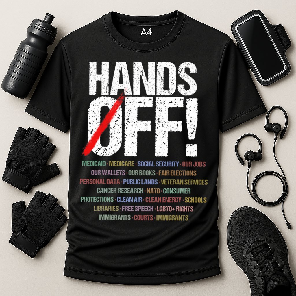 Hands Off Protest  Cooling Performance Crew T-Shirt