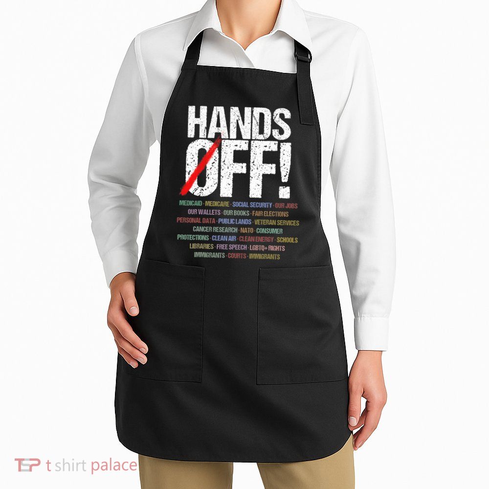 Hands Off Protest  Apron
