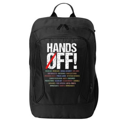 Hands Off Protest  City Backpack
