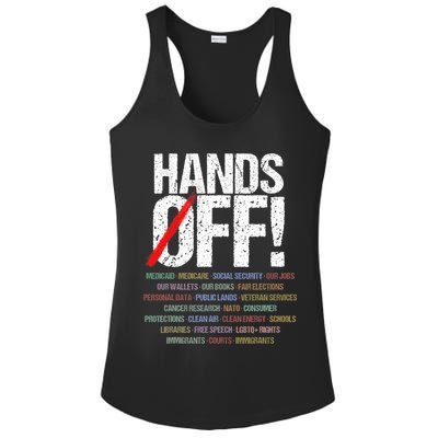 Hands Off Protest  Ladies PosiCharge Competitor Racerback Tank