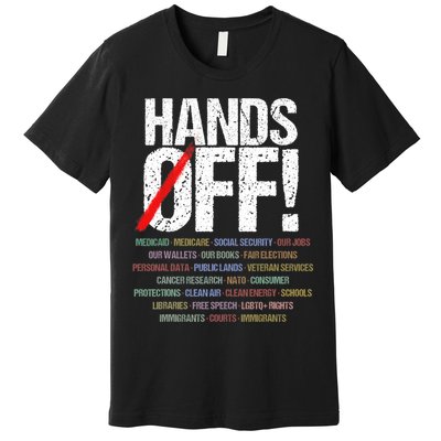 Hands Off Protest  Premium T-Shirt
