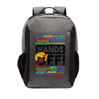 Hands Off Protest Social Security Saturday Vector Backpack