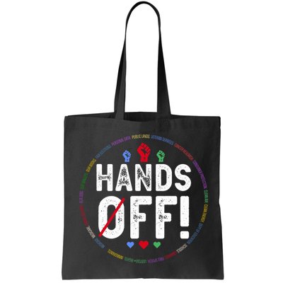 Hands Off Protest Social Security And Medicare Protest  Bag
