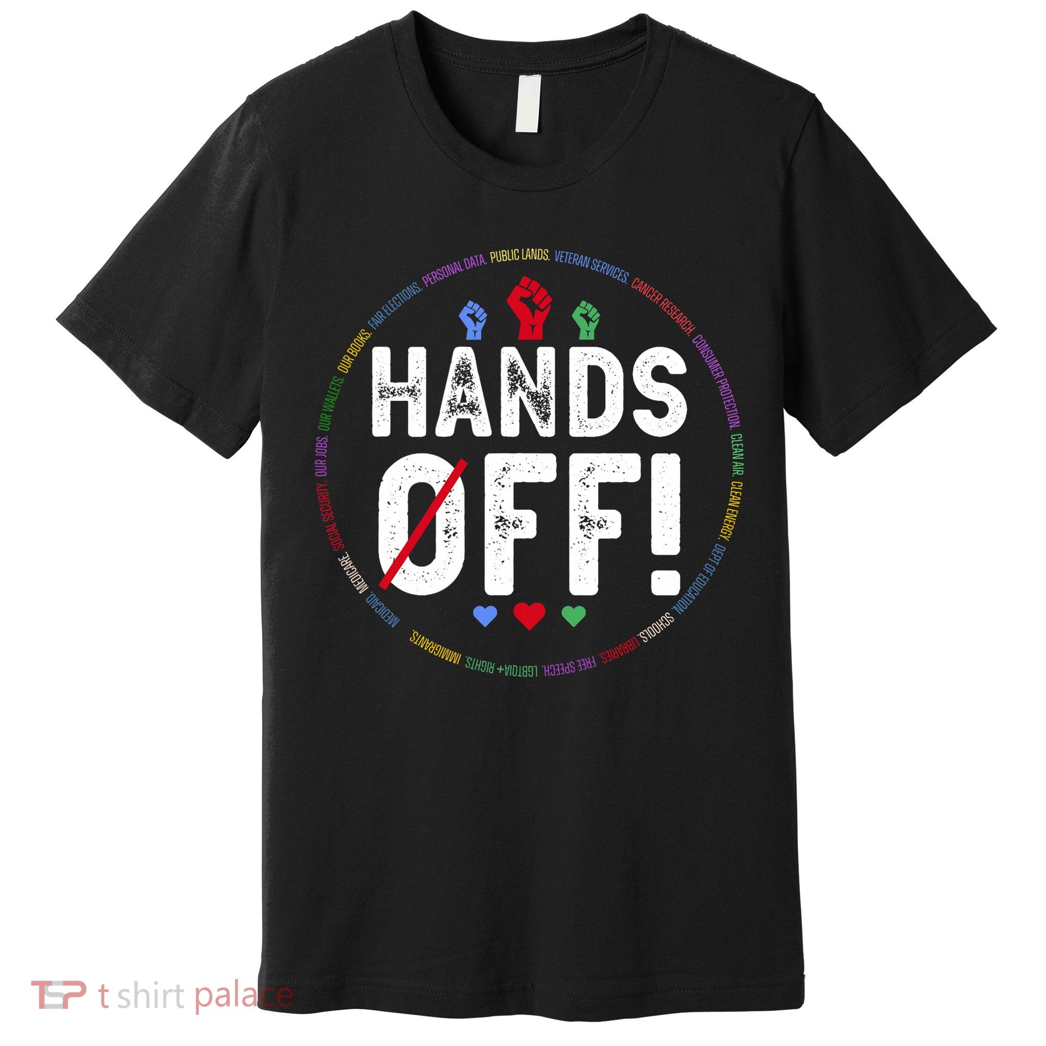 Hands Off Protest Social Security And Medicare Protest  Premium T-Shirt