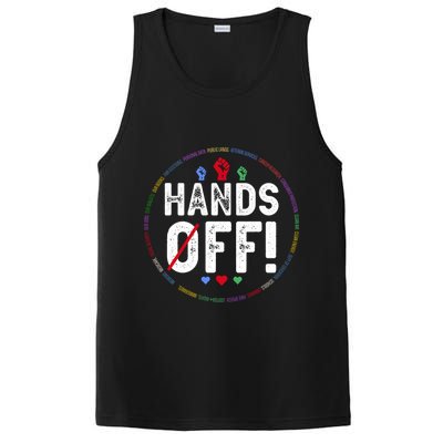 Hands Off Protest Social Security And Medicare Protest  PosiCharge Competitor Tank