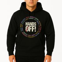 Hands Off Protest Social Security And Medicare Protest Hoodie