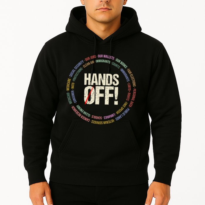 Hands Off Protest Social Security And Medicare Protest Hoodie