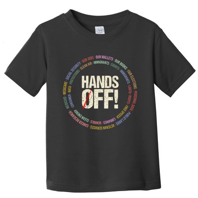 Hands Off Protest Social Security And Medicare Protest Toddler T-Shirt