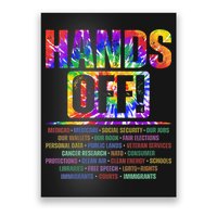  Hands Off Protest Social Security And Medicare Protest V-Neck Poster