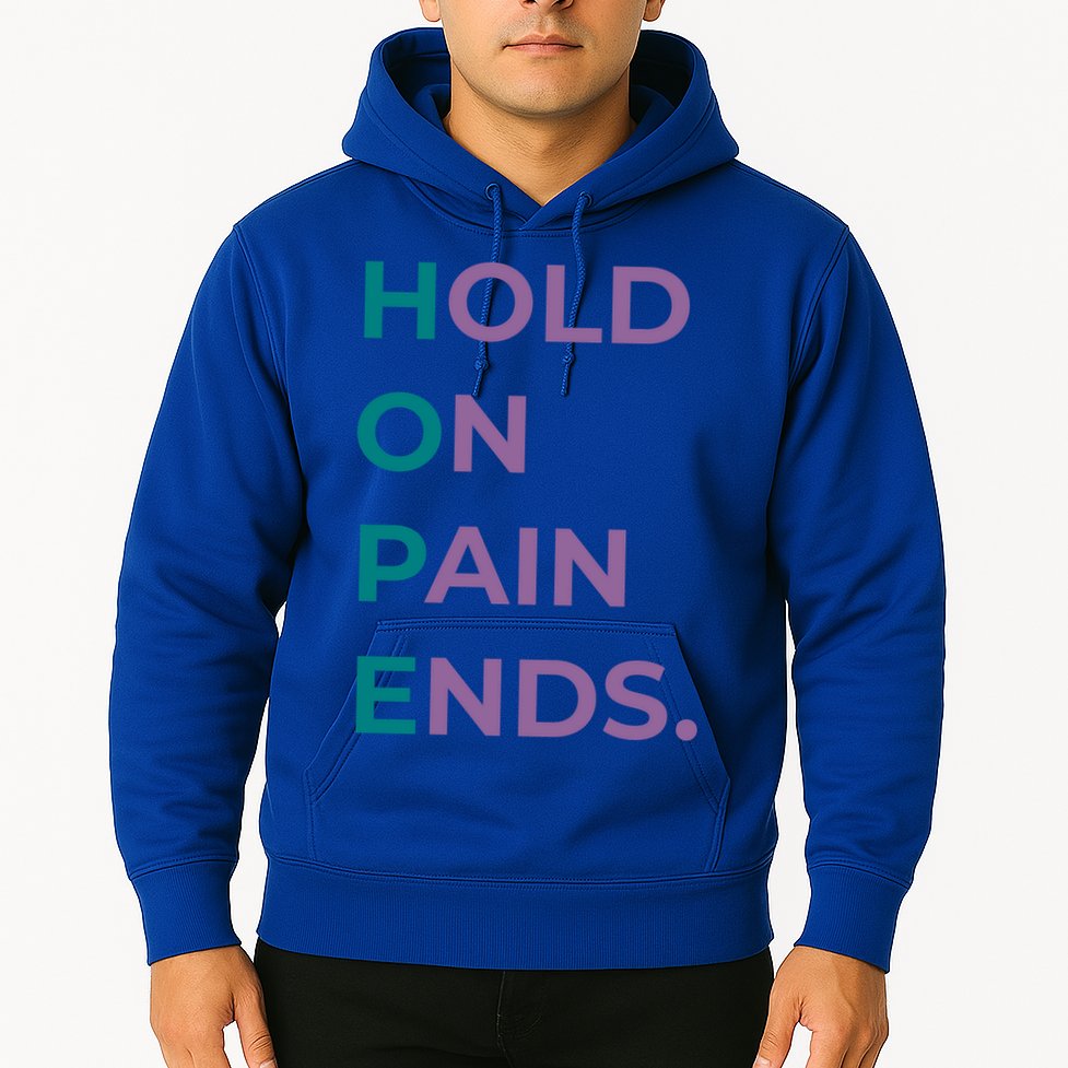 Hold On Pain Ends Hope Suicide Awareness Survivor Gift Hoodie