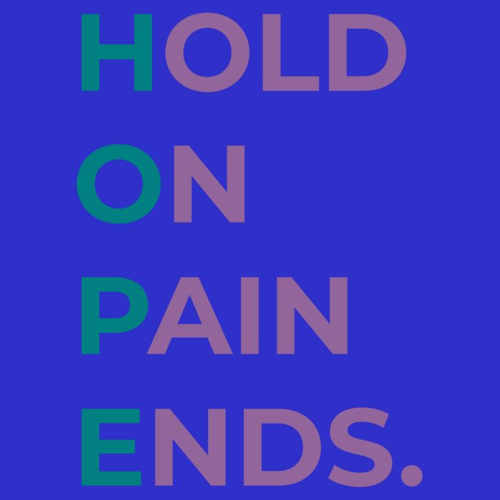 Hold On Pain Ends Hope Suicide Awareness Survivor Gift Hoodie