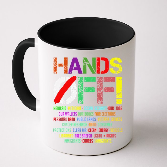 Hands Off Protest Gift Mug