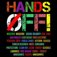 Hands Off Protest Gift Drawstring Bag