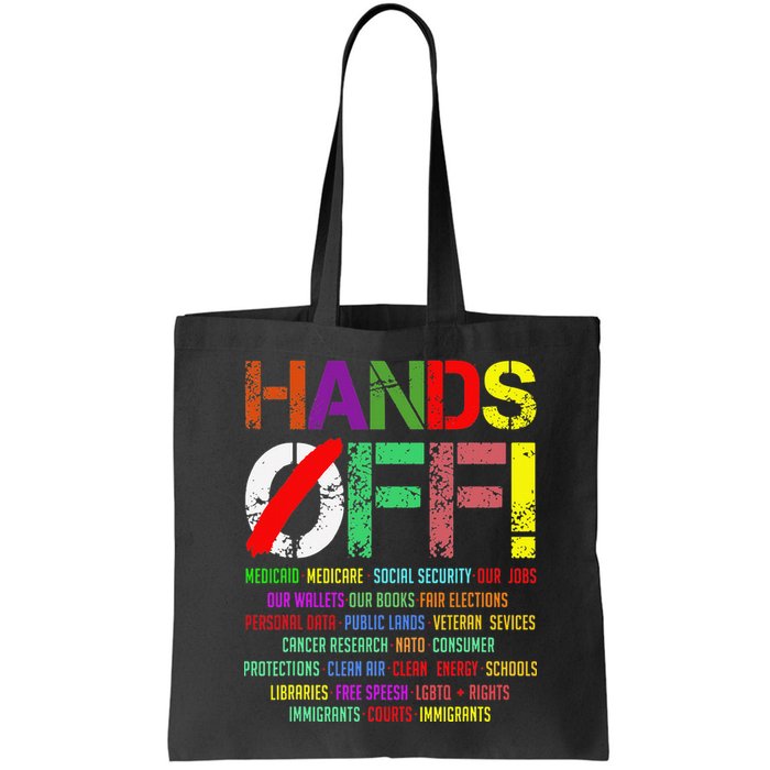 Hands Off Protest Gift Bag