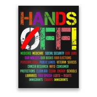 Hands Off Protest Gift Poster