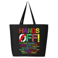 Hands Off Protest Gift 25L Jumbo Tote