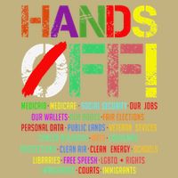 Hands Off Protest Gift Cooling Performance Crew T-Shirt