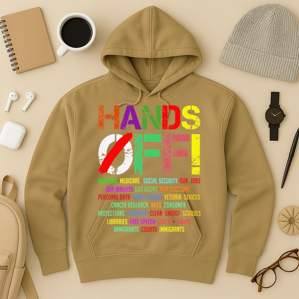 Hands Off Protest Gift Hoodie
