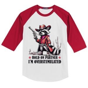 Hold On Partner IM Overstimulated Kids Colorblock Raglan Jersey