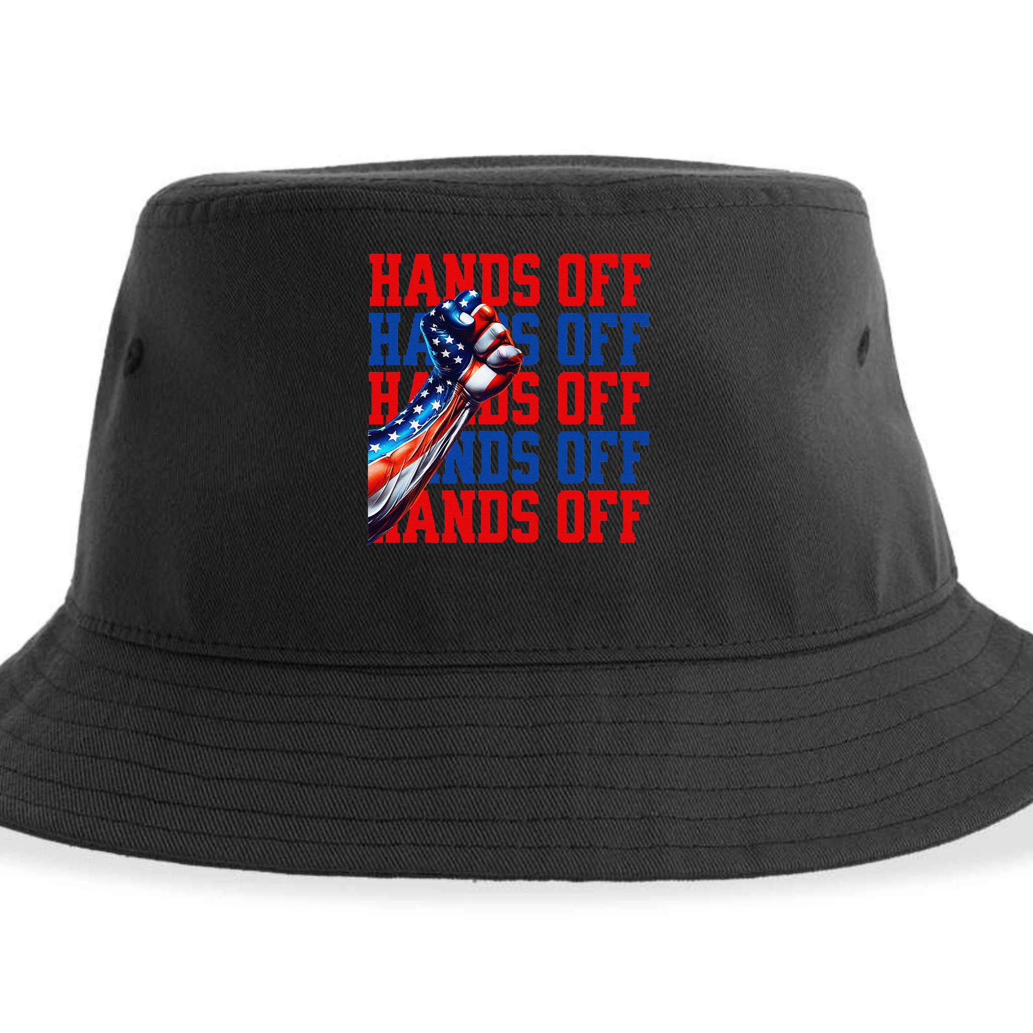 Hands Off Protest Social Security And Medicare Protest Sustainable Bucket Hat