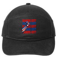 Hands Off Protest Social Security And Medicare Protest 7-Panel Snapback Hat