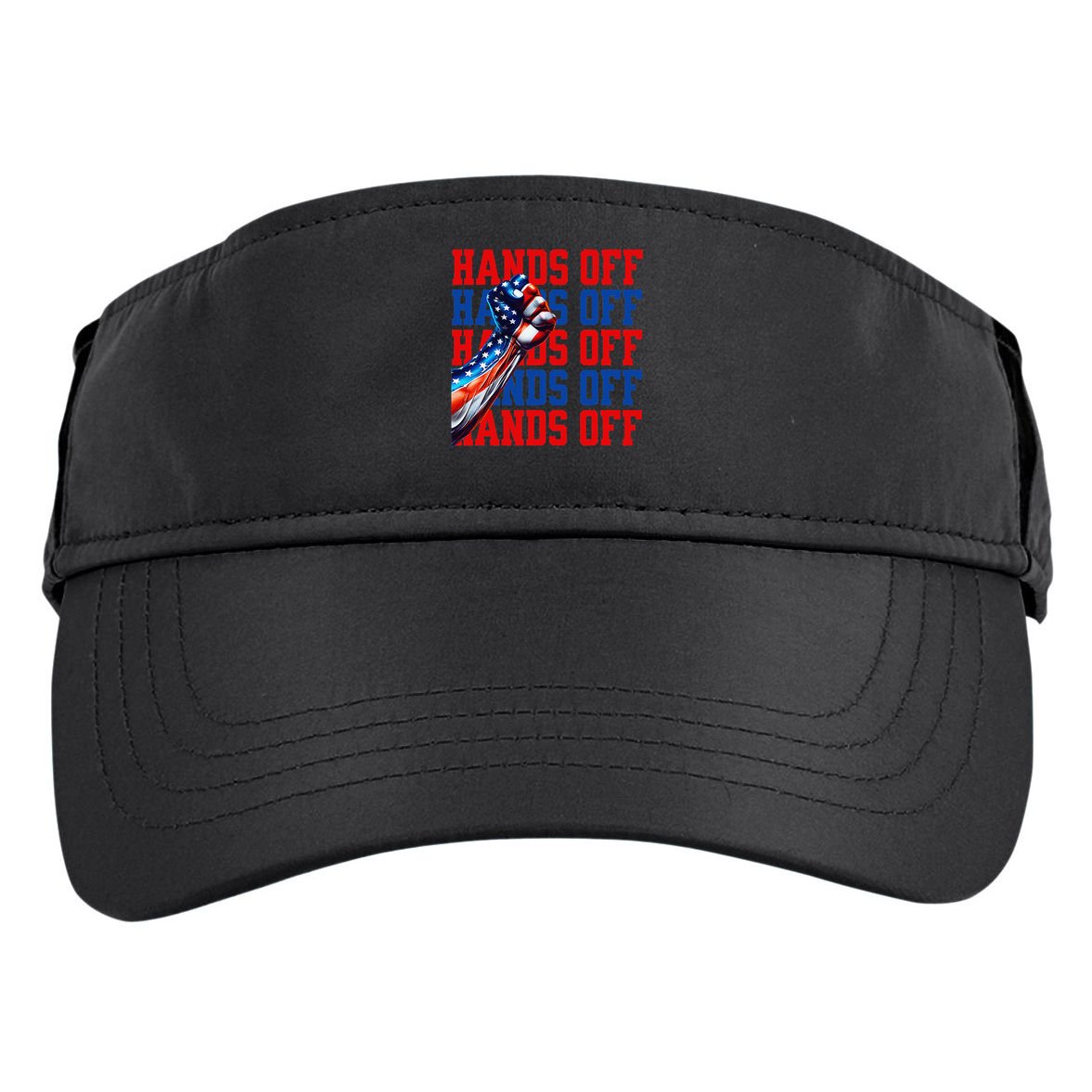 Hands Off Protest Social Security And Medicare Protest Adult Drive Performance Visor