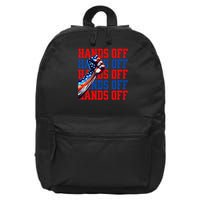 Hands Off Protest Social Security And Medicare Protest 16 in Basic Backpack