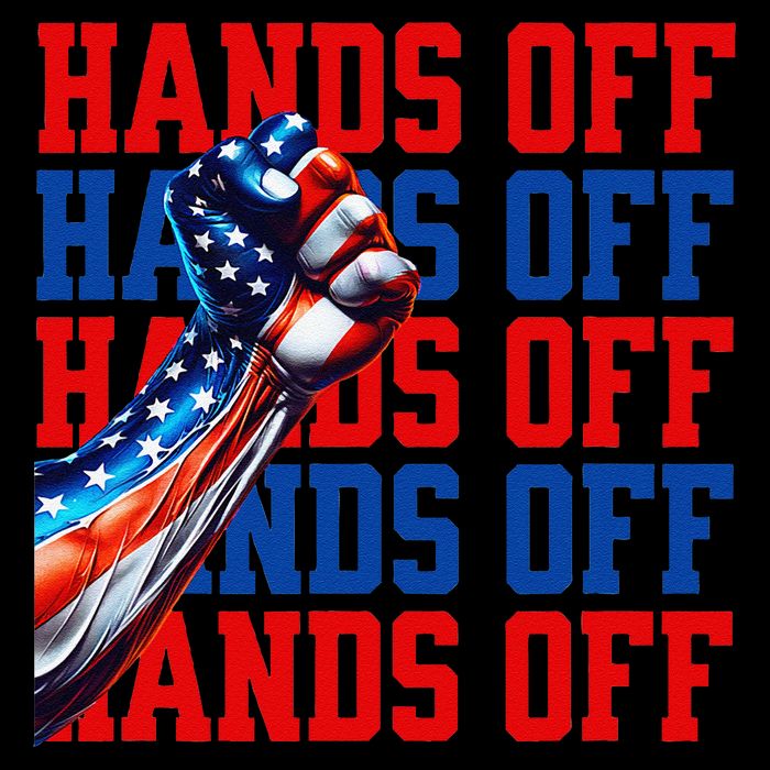 Hands Off Protest Social Security And Medicare Protest 16 in Basic Backpack