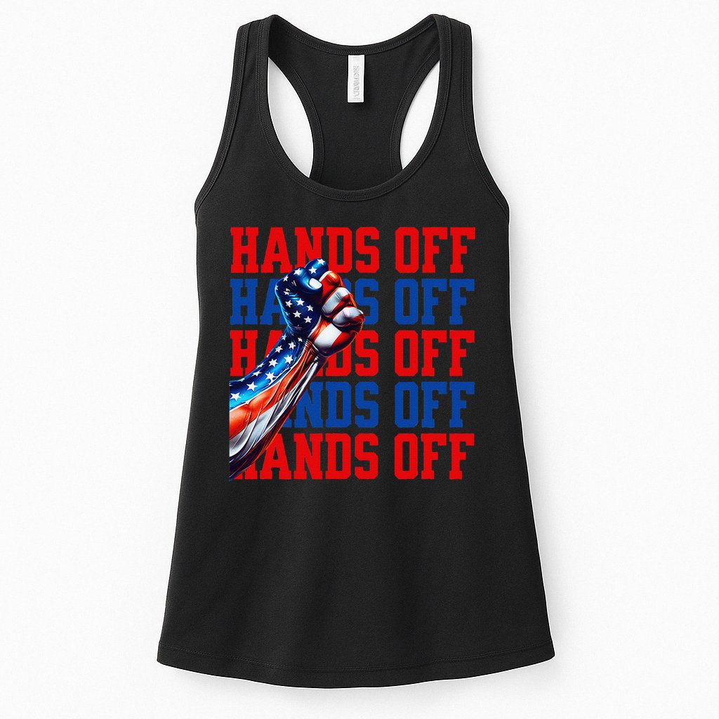 Hands Off Protest Social Security And Medicare Protest Womens Tank Top