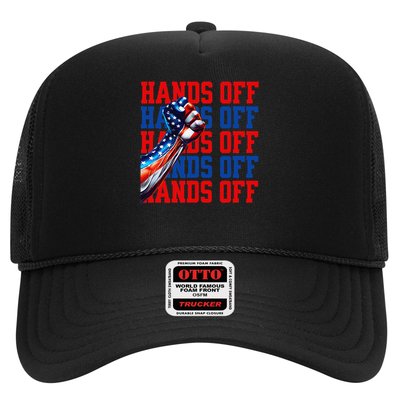 Hands Off Protest Social Security And Medicare Protest Trucker Hat