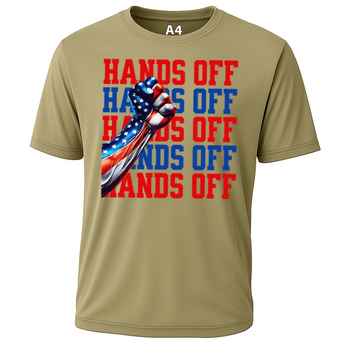 Hands Off Protest Social Security And Medicare Protest Cooling Performance Crew T-Shirt